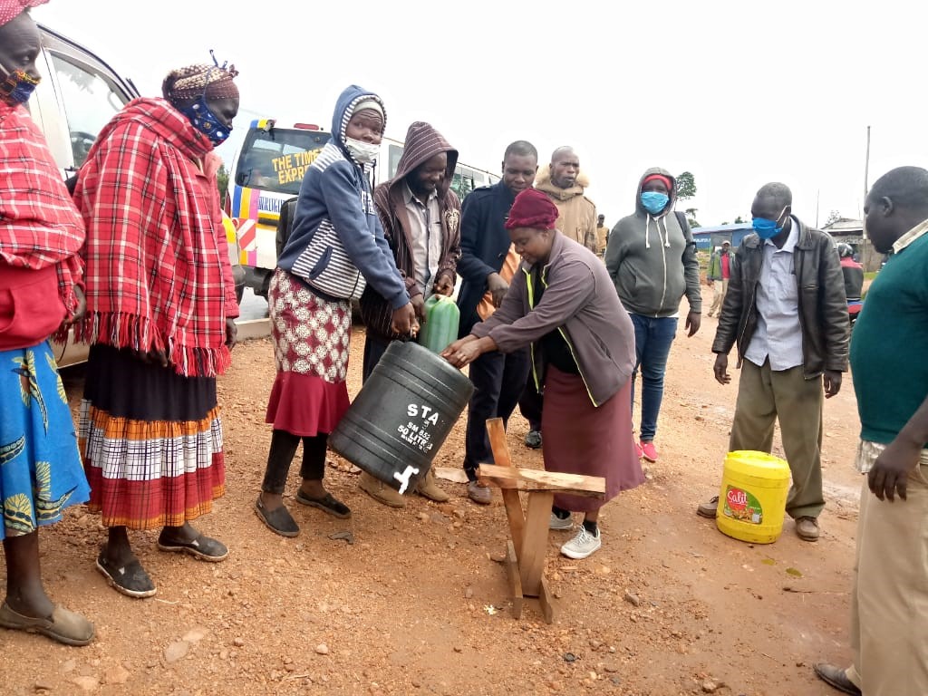 Sengwer Indigenous Women during one of the soap making activities