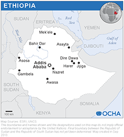 Ethiopia map