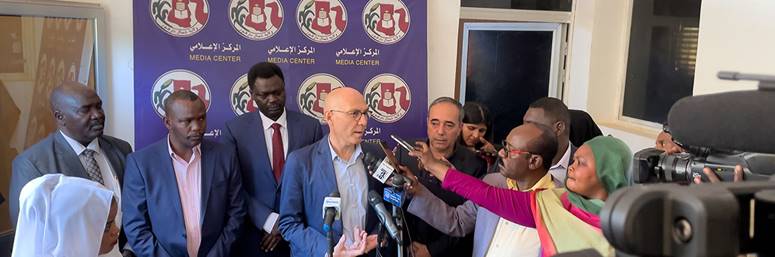 High Commissioner during his official visit to Sudan. Ⓒ OHCHR/Anthony Headley