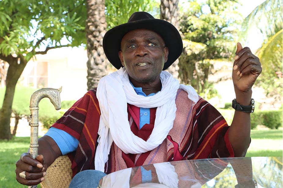 Professor Serigne Mor Mbaye, in Guinea Bissau during the regional training session in psychosocial care for reception center staff. © OHCHR WARO Habibou Dia