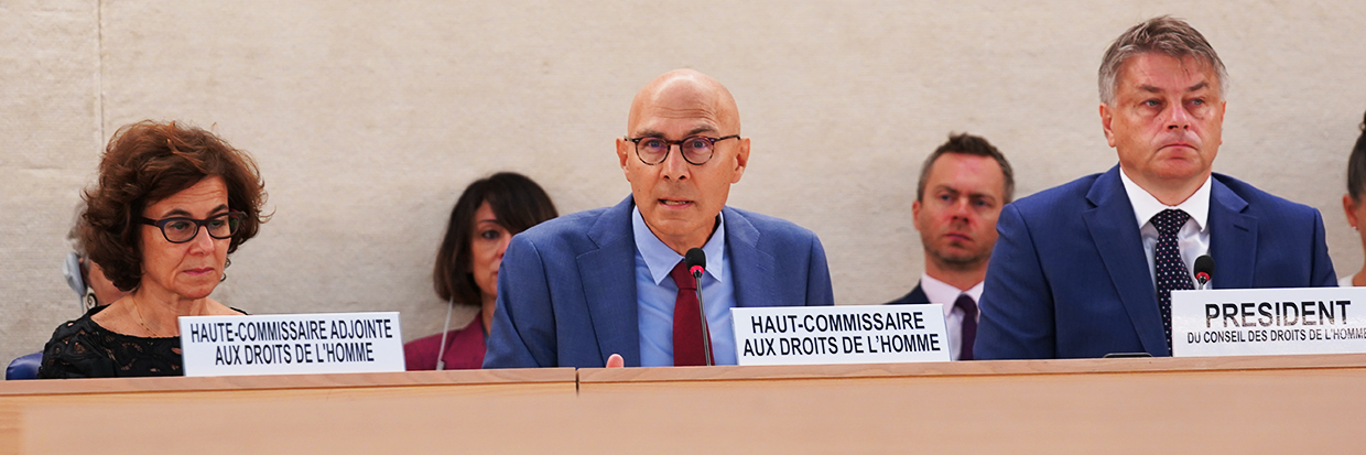 HC Volker Türk Global Update speech to the 54th Human Rights Council. © OHCHR