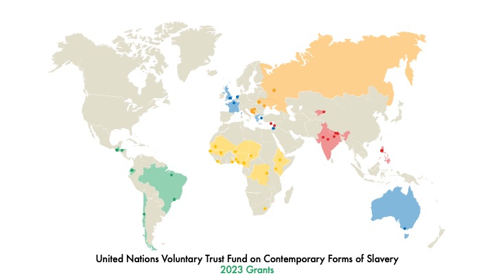 Project Map of the Fund in 2023