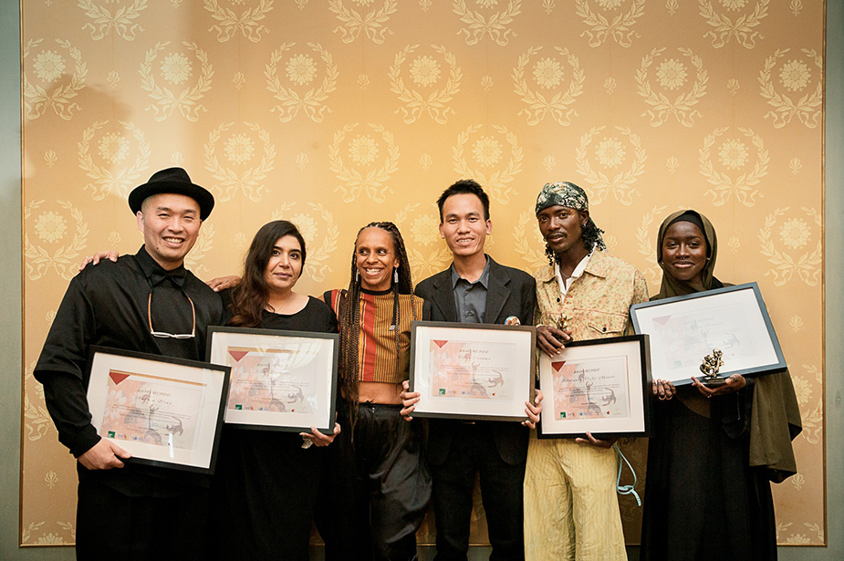 Andrew Wong, Elahe Zivardar, Bianca Batlle Nguema, Tufan Chakma, Babatunde “Tribe” Akande, Karthoum Dembele. © Thomas Alboth