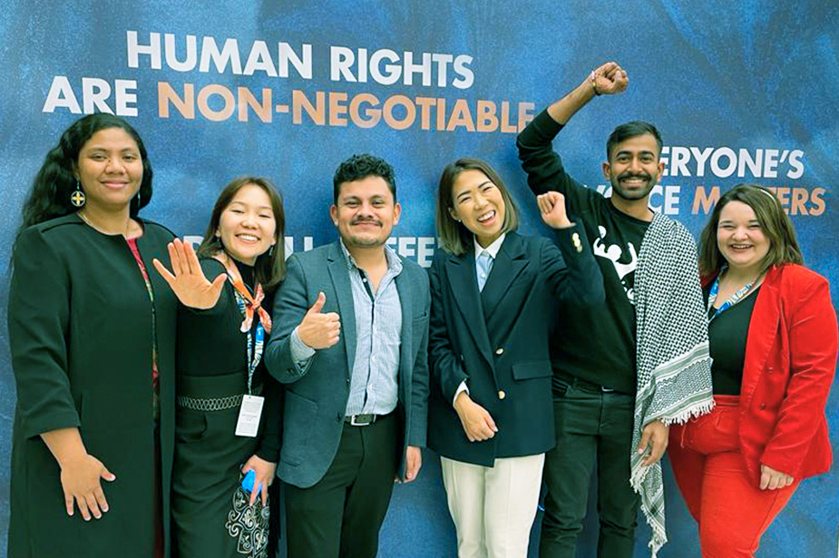 The young educators inspire peers to take action on human rights. ©OHCHR