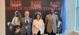 Members of the Commission – Barney Afako and Carlos Castresana Fernández met with Ms. Pramila Patten, SRSG on Sexual Violence in Conflict in New York – November 2023