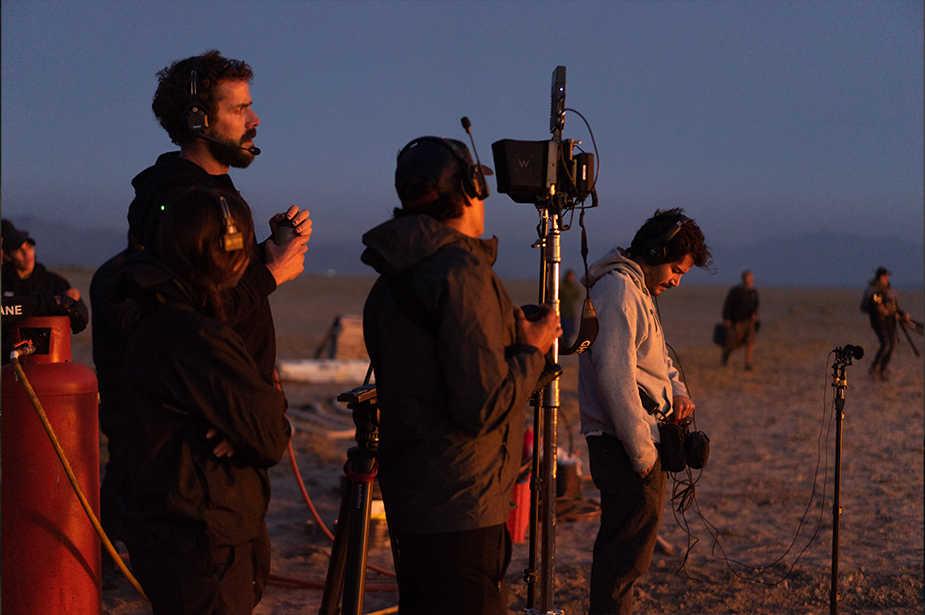 Still of Santiago Maza directing the documentary film State of Silence. © Lorenza Clapp