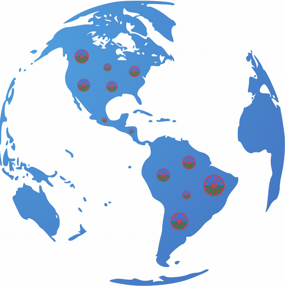 Romani Memory Map for the Americas