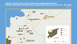 COI Syria report 44/61: Attacks impacting civilians and civilian infrastructures in Idlib area © UNHRC