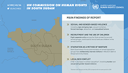 Starvation and Corruption hallmarks of conflict © UNHRC