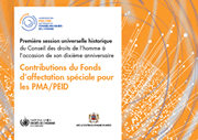 Contributions du Fondsd’affectation spéciale pourles PMA/PEID