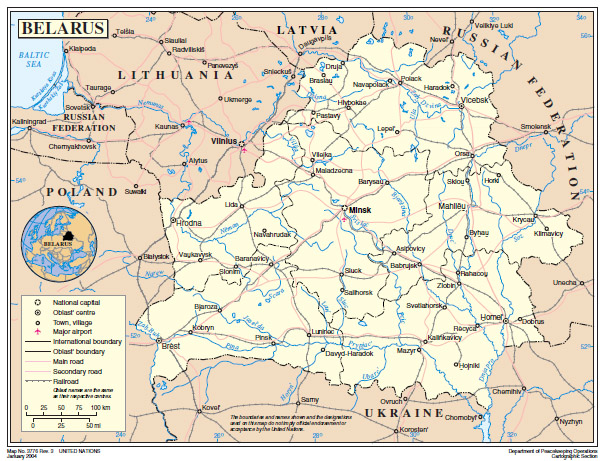 Belarus map