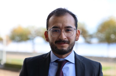 Mexican journalist Ricardo Hernández, winner of the 2023 Breach/Valdez Award for Journalism and Human Rights. © UN Human Rights/Petre Oprea