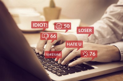 Hate speech on social media. ©Getty