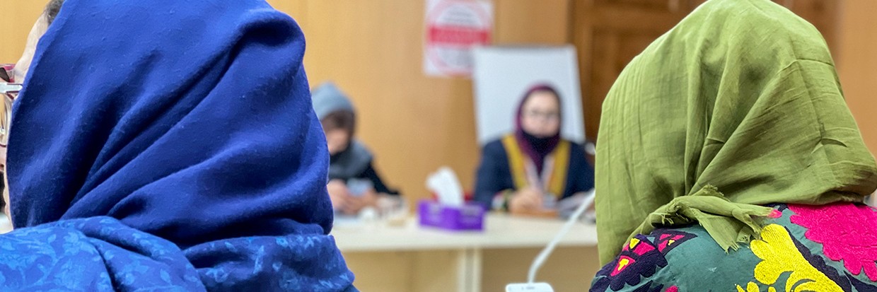 On the 8th of March 2022 IWD, meeting at UN compound between a group of Afghan women - human rights defenders and the UN SRSG Deborah Lyons, Kabul, Afghanistan. March, 10, 2022. © OHCHR/Anthony Headley