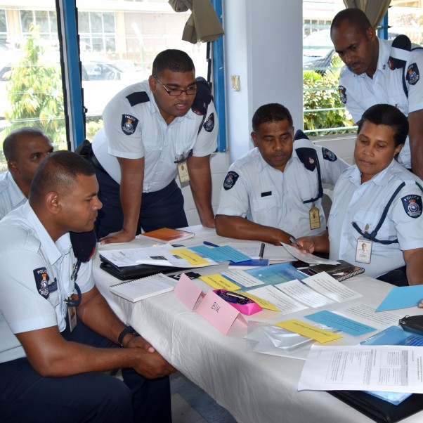 Police training in Fiji. © OHCHR/Robert Vaughan.