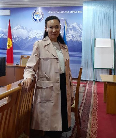 Madina Gasanova, one of the programme’s intern © OHCHR