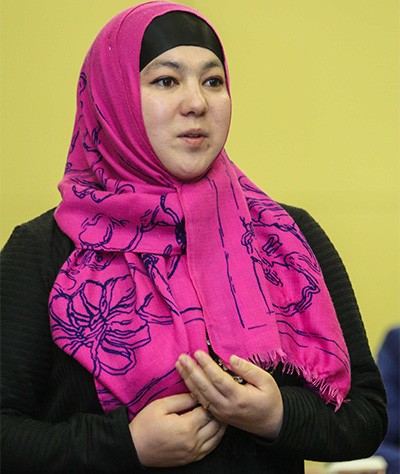 Maftuna Mavlyanova, an accountant from Osh who applied for one of the civil service internships © OHCHR