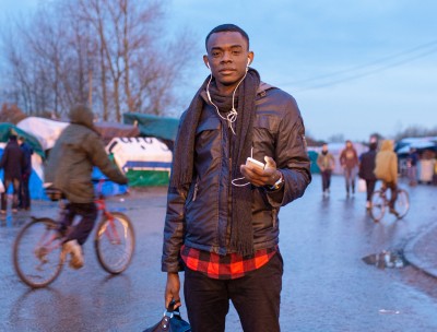 Moussa, a Sudanese refugee living in Angers, France