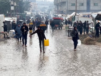 Winter scene in Gaza. © OHCHR