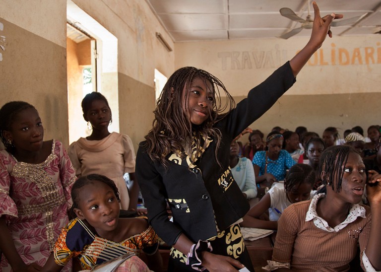 Students at Public School in Taliko Neighbourhood, Bamako. © UN Photo/Marco Dormino